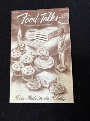Vintage Mirro Food Talks /Test Kitchen - Volume 51-Homemade For The Holidays