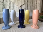 Fiesta Bud Vase - Multiple Colors - Apricot, White, Yellow, Periwinkle, Cobalt