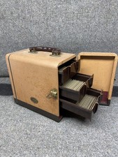 VTG 50  s-60  s Era Barnett  Jaffe BAJA 3 Drawer 35mm Slide Storage Case