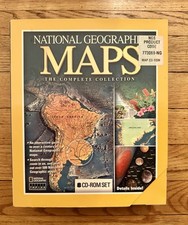National Geographic Maps Complete Collection 8 CD-ROM Set NEW Unopened Box