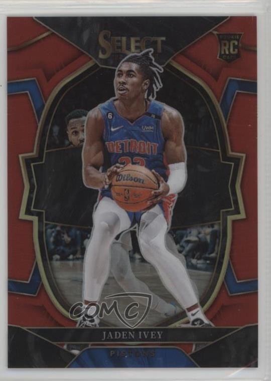 2022-23 Panini Select Concourse Red Prizm 75/199 Jaden Ivey #87 rf2
