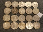 20 pc Franklin Half Dollar 90% Silver $10 face lot 24 ships FREE