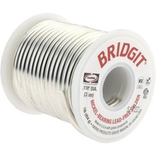 Harris BRGT61 95/5 BRIDGIT Lead-Free Solid Wire Solder, .118" x 1 lb Spool