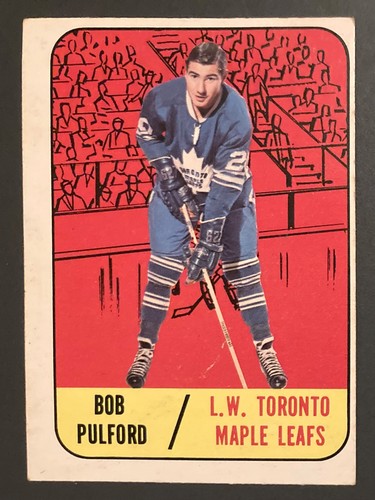 Bob Pulford #19 1967 Topps card
