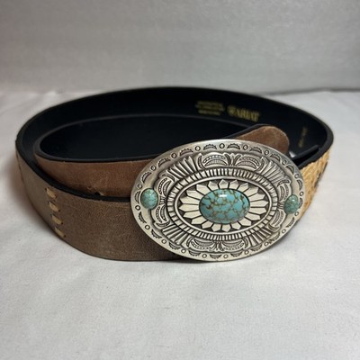 ARIAT Patchwork Full Grain Leather Belt 38/95