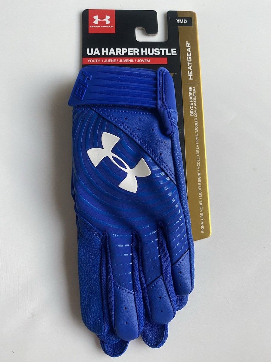 Under Armour UA HARPER Hustle Baseball Softball Blue Batting
