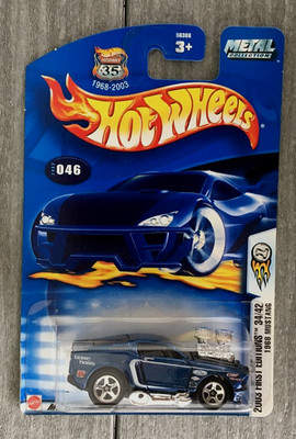 2003 Hot Wheels Blue 1968 MUSTANG First Edition#34 BOSS HOSS TAMPO Variation 046