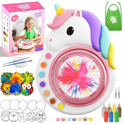 Unicorn Spin Art Machine for , Dual Rotation Painting Spinner Arts and Crafts...