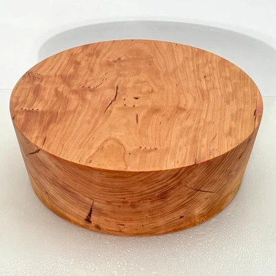BUCKLEY SHOP WORKS BLACK CHERRY BOWL BLANK, 10"X3.5" BULK LISTING, WOOD LATHE TURNING CARVING STOCK