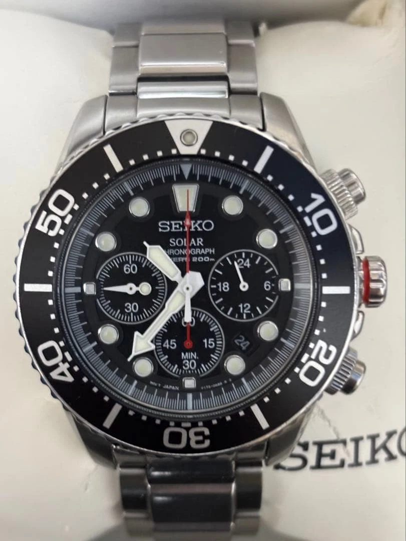 時計 Seiko solar chronograph Divers 200 Seiko Solar Chronograph Diver Review (SSC021) - YouTube