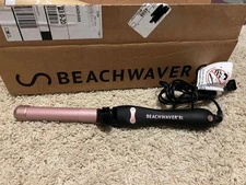 Beachwaver B1 Rotating Curling Iron Midnight Rose, Even Heat Distribution, 1"