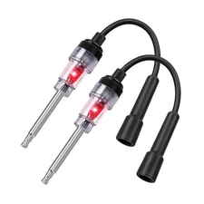 2PCS Inline Spark Plug Testers, Small Armature Diagnostic Detector Tool, Igni...