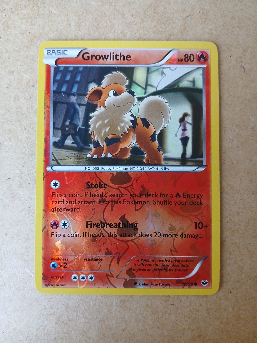 Growlithe 10/99 Next Destinies Reverse Holo NM- to LP