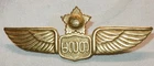 WW2 ERA VINTAGE JAPANESE AIR FORCE AVIATOR PILOT WINGS MILITARY BADGE - JAPAN