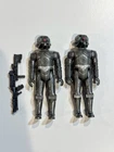 2 Vintage 1982 Star Wars ZUCKUSS Bounty Hunter Action Figures, 1 Original Rifle