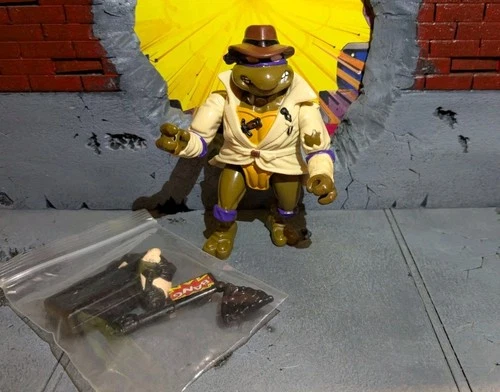 TMNT TEENAGE MUTANT NINJA TURTLES 1990 UNDERCOVER DON NM COND 100% COMPLETE B