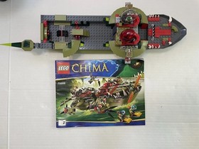 LEGO LEGENDS OF CHIMA: Cragger's Command Ship (70006) INCOMPLETE