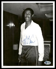 M.L. ML Carr Signed 8x10 Photo Boston Celtics Vintage Beckett BAS #T29104
