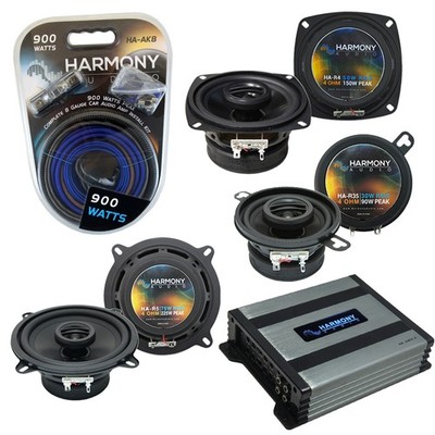 BMW 3 Series 1999-2001 Factory Speaker Upgrade Harmony Speakers & HA-A400.4 Amp