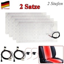 2 Set Sitzheizung Auto Carbon Universal Heizmatten Nachrüstsatz 2 Stufen Kfz Pkw