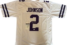 Kansas State Wildcats Avery Johnson Signed White Custom Jersey JSA Certified