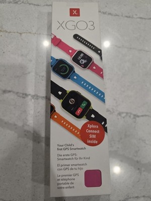 Brand NEW Xplora XGO3 Kids 4G Water Resistant Call & GPS Smartwatch Pink