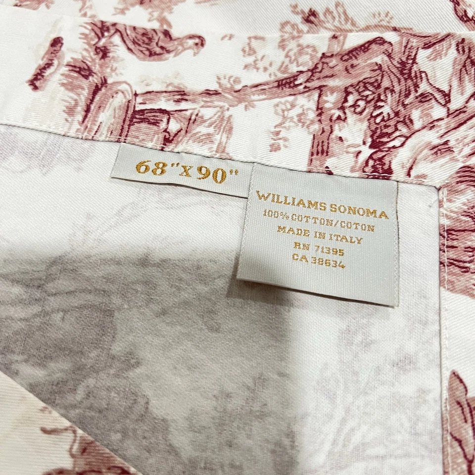 Mantel Williams Sonoma French Country Toile 68"x 90" Hecho en Italia Foto 4 de 4