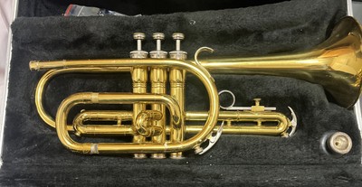 Vintage KING 602 Tempo Horn Cornet w/ Case 