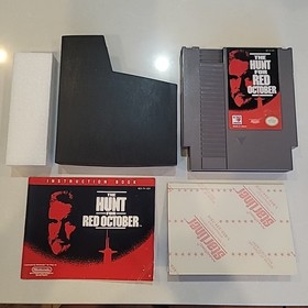 The Hunt for Red October completo en caja nintendo nes connery film 