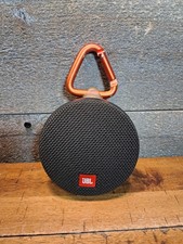 JBL CLIP 2 Waterproof Portable Bluetooth Speaker Black Tested  Working
