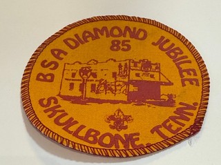 Skullbone Tennessee Diamond Jubilee 1985 Jacket Patch Boy Scout XJ4