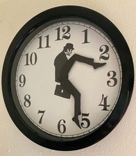 Ministry of Silly Walk Wall Clock with Cover - Creative Wall Clock Artwork, P...