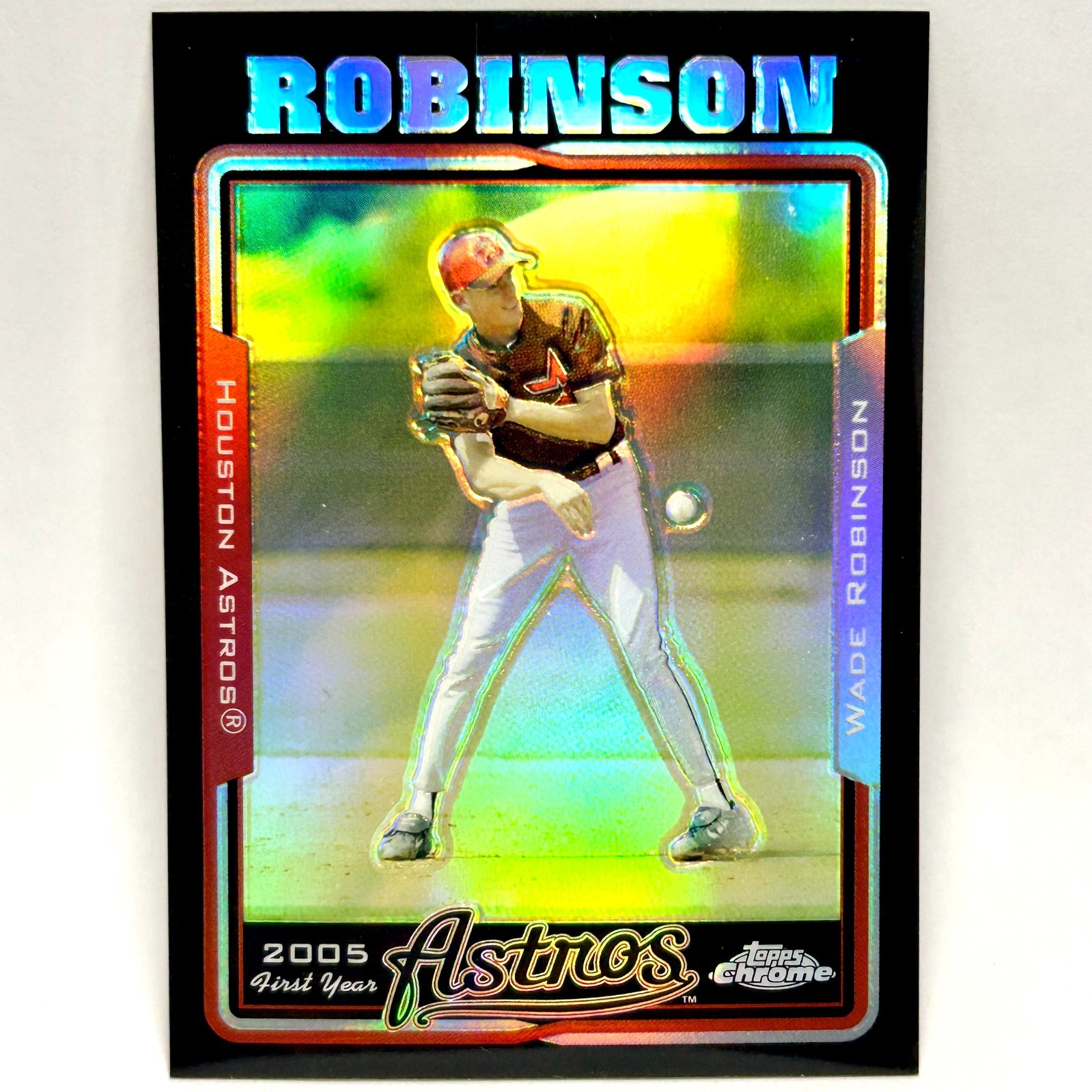 2005 Topps - Wade Robinson Black Refractor /225 Houston Astros EX-NM