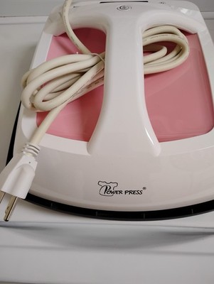 PowerPress HPM-0000-GD Heat Press Machine Portable-Pink 12''x10''