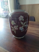 Spechtsbrunn DDR Design Porzellan Vase - Vintage - 17,5 cm - Handgemalt