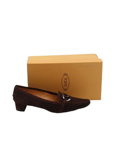 TOD’S Scarpe basse Tod's donna UK 7 marrone 100% altre scarpe da barca