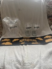 Two Limited Edition Kopparberg Pint Glass Brand New Patterned Design