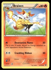 Braixen 12/124 Uncommon Fates Collide Pokemon Near Mint