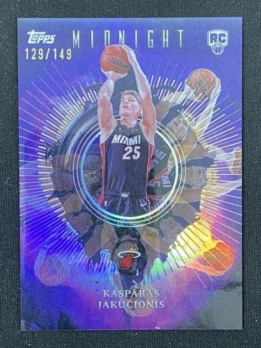 Kasparas Jakucionis 2025-26 Topps Midnight Insomnia Morning RC /149 #IN-21