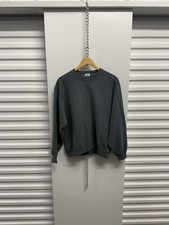 Vintage 90  s JERZEES PREMIUM BLANK Crewneck Sweatshirt Charcoal Size XL Unisex