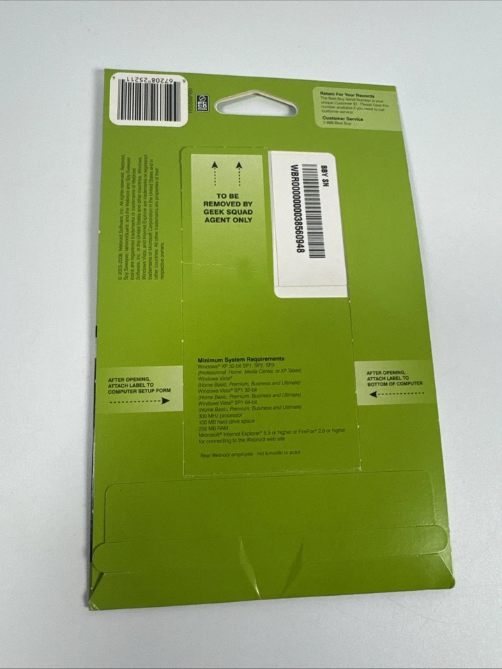 Webroot Spy Sweeper 2003 Software Installation CD-ROM - WITH Software Key  - Image 3 of 4