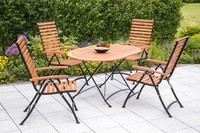 Mx GartenmöBel Schlossgarten 5Tlg Biergarten TerrassenmöBel BalkonmöBel Tisch