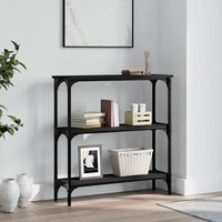 Konsolentisch Schwarz 75X22,5X75 Cm Holzwerkstoff
