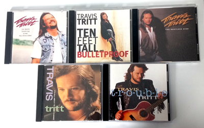 #ad TRAVIS TRITT 5 CD Set Lot: Trouble Restless Ten Feet Change Shoulder New Other $9.99
