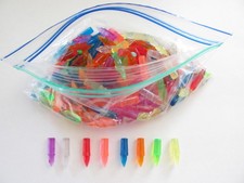 170pc - 7/8 inch Lite Brite Pegs 8 Colors Cleaned  Sanitized