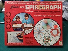 Vintage 1967 Kenner  s No. 401 Spirograph - Complete w/ Pieces Pens Book  Board