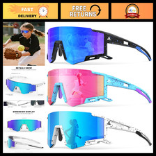 Youth Baseball Sunglasses for Kids 6-14 - UV400 Protection, 3 Pack, Sports Eyewe