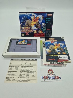 King Of The Monsters 2 - Super Nintendo SNES - OVP - Anleitung
