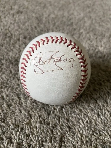 Barry Bonds Signed Baseball Rare God Bless Inscription HOF 762 HR 73 MLB Record