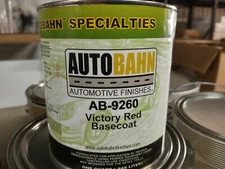  Victory Red GM WA9260 Basecoat Quart Autobahn/High Teck